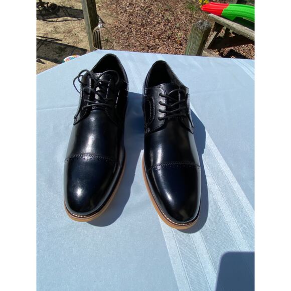 Stacy Adams Men\'s Black Dickinson Cap Toe Oxford Shoes, 10M Item 25066 NIB main image 12